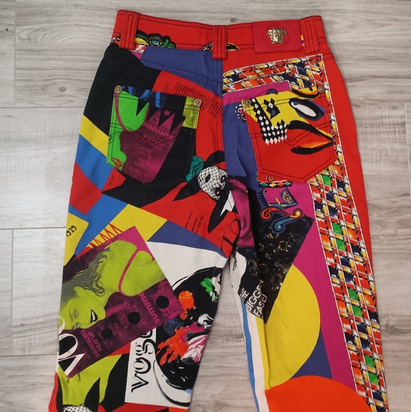 Versace Vogue 1991 Tribute High Waisted Jeans$798 - Picture 6 of 16